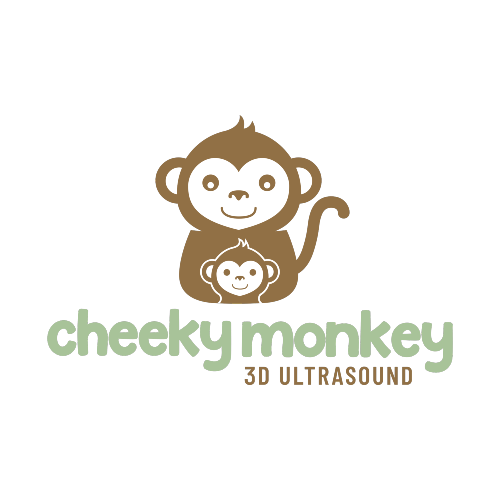 cheeky monkey 3d ultrasound logo